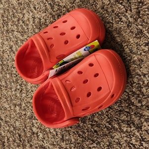NWT BJ's Toddler Clogs Size 6M Color Red